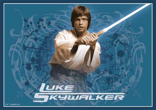 Star Wars Luke Skywalker Edible Icing Image - Click Image to Close